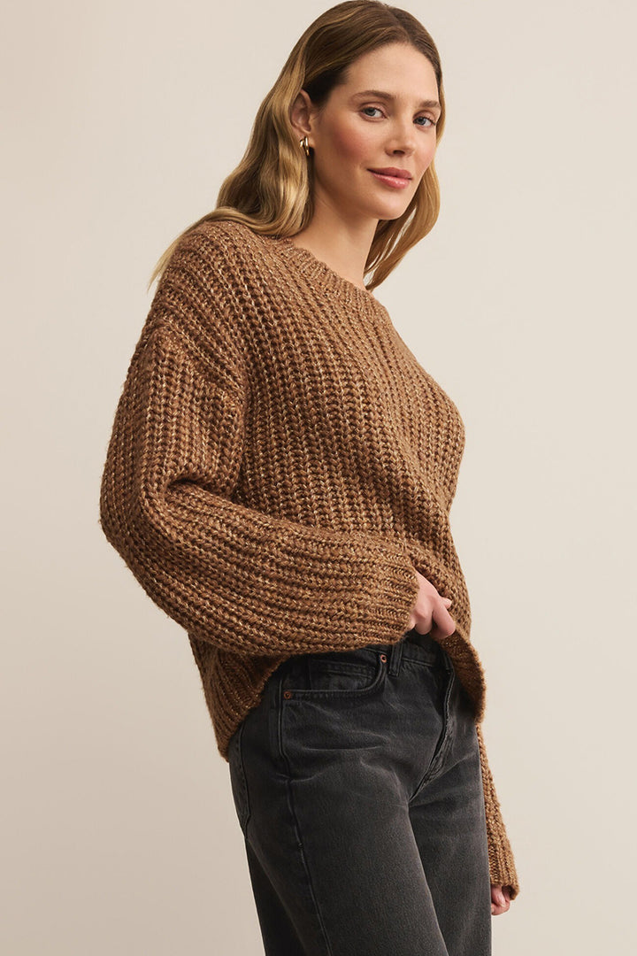 Z Supply - Tiger's Eye Sweater in Coconut