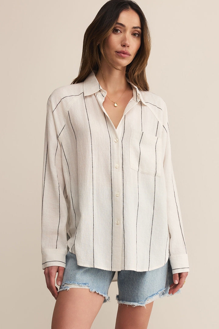 Z Supply - The Perfect Line Top in White