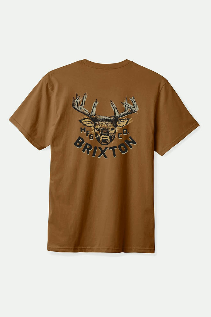 Brixton - Berrick Short Sleeve Shirt in Washed Copper