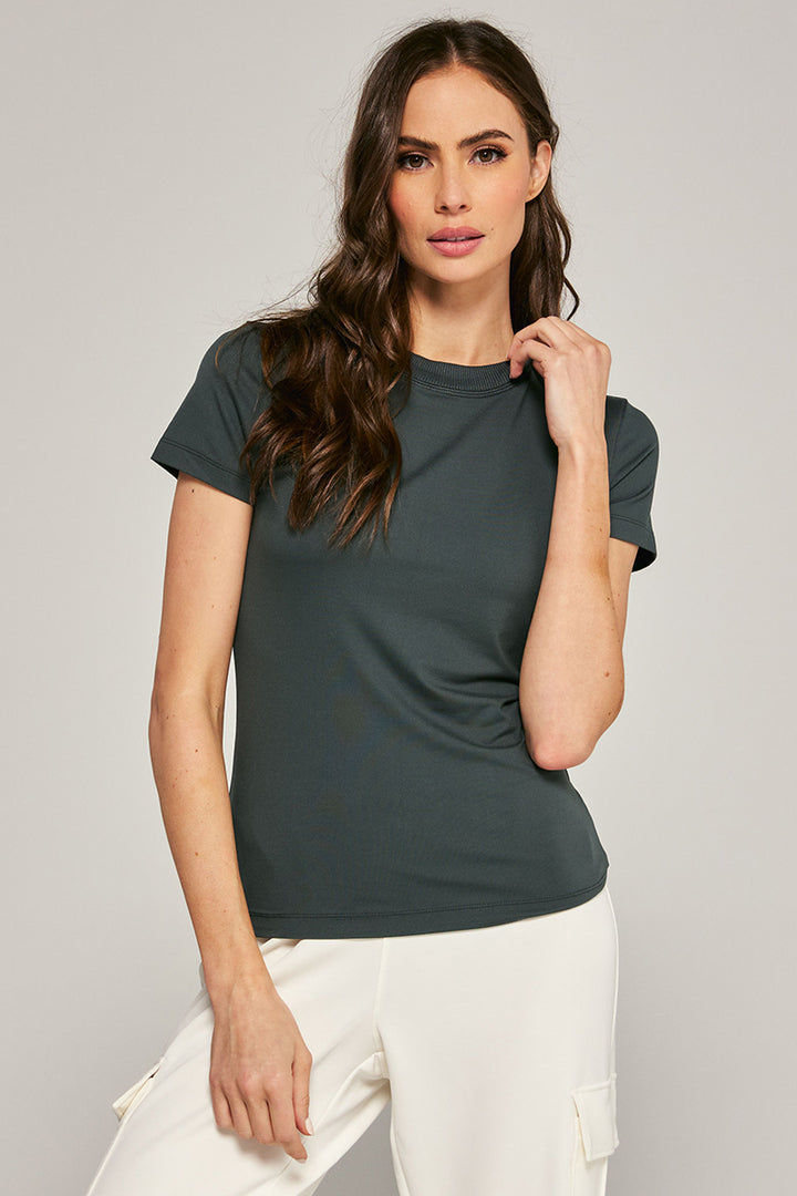 7DIAMONDS - Core™ Crew Neck Tee in Basil