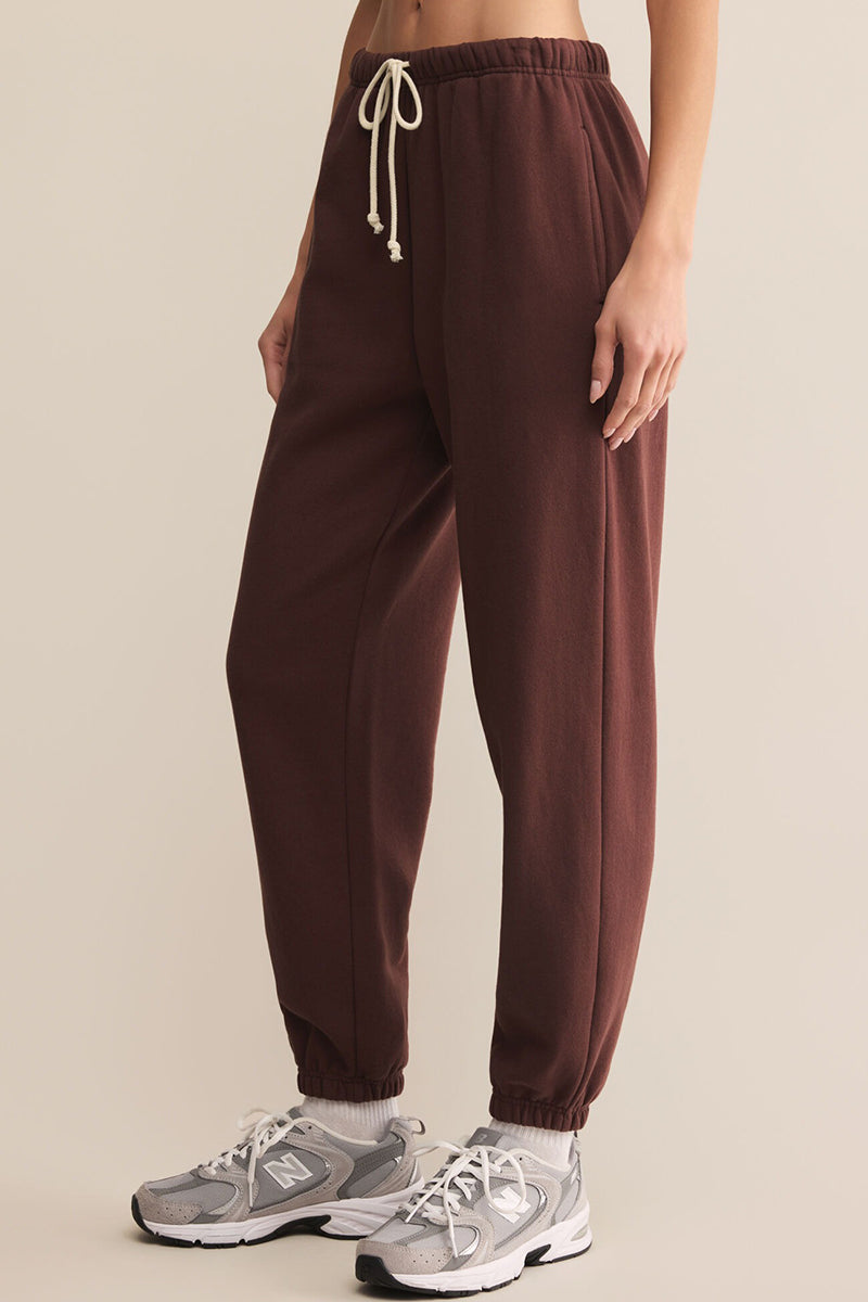 Z Supply - Stadium Cotton Jogger in Saldalwood