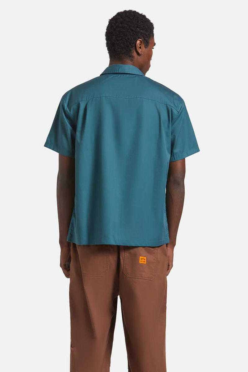 Brixton - Mechanics CRU Short Sleeve Shirt in Night Sage