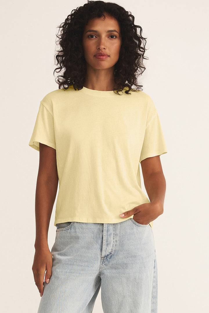 Z Supply - Go To Tee in Mellow Yellow