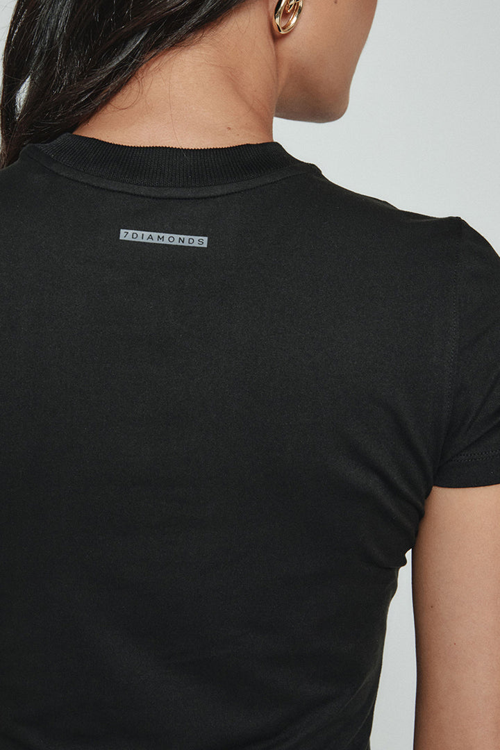 7DIAMONDS - Core™ Crew Neck Tee in Black