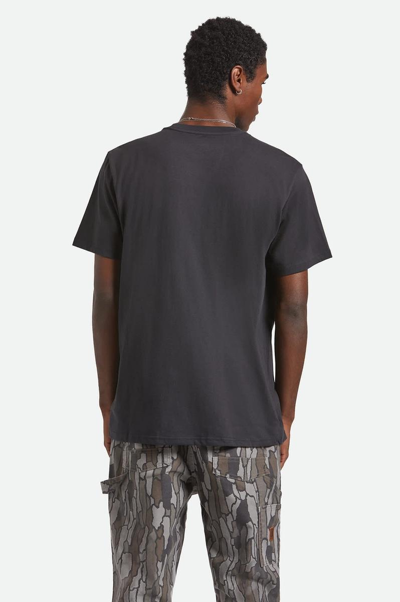Brixton - Ford Mud Marathon Short Sleeve Standard T-Shirt in Burnt Rubber