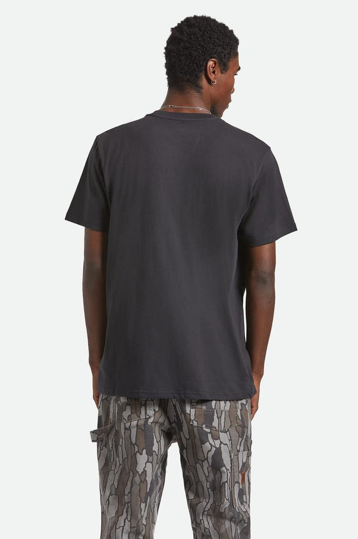 Brixton - Ford Mud Marathon Short Sleeve Standard T-Shirt in Burnt Rubber