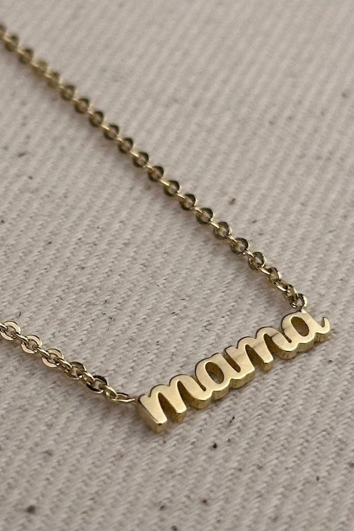 GoldFi - 18k Gold Filled Mama Necklace