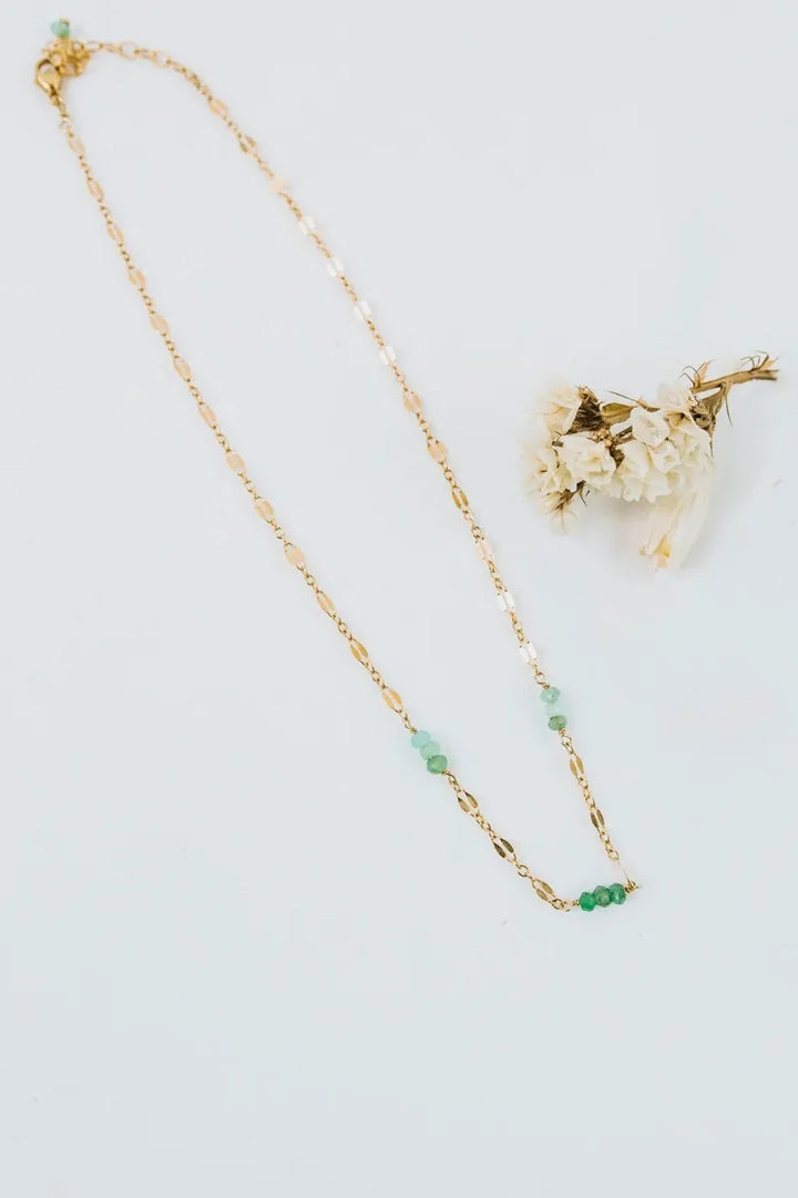 Tree Myriah - Fern Choker with Chrysoprase
