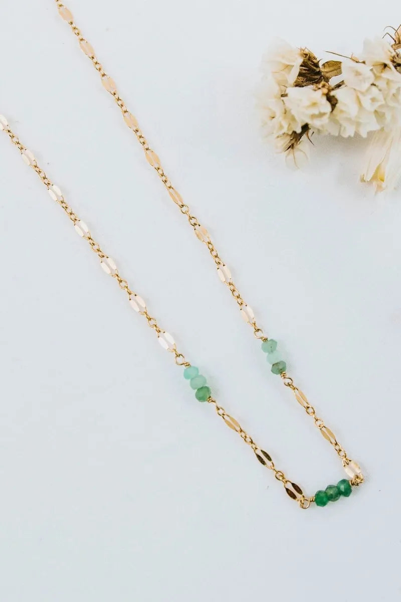 Tree Myriah - Fern Choker with Chrysoprase