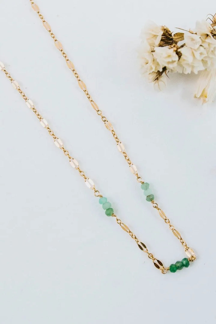 Tree Myriah - Fern Choker with Chrysoprase