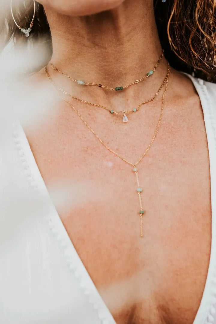 Tree Myriah - Fern Choker with Chrysoprase