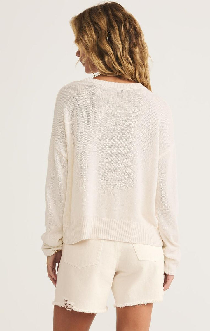 Z Supply - Sienna Flag Sweater in Sea Salt