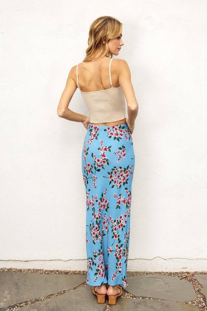 Dress Forum - Pull On Maxi Skirt in Ballad Blue