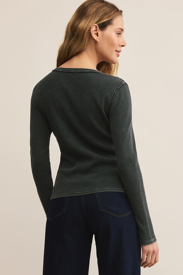 Z Supply - Arlet Mini Thermal Top in Garland Green