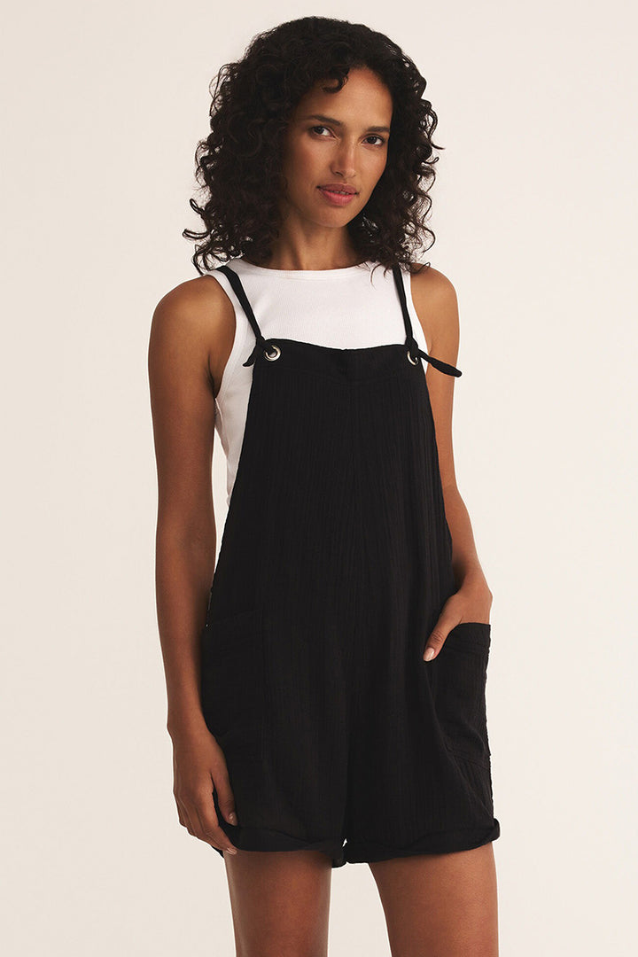 Z Supply - Montague Airy Romper in Black