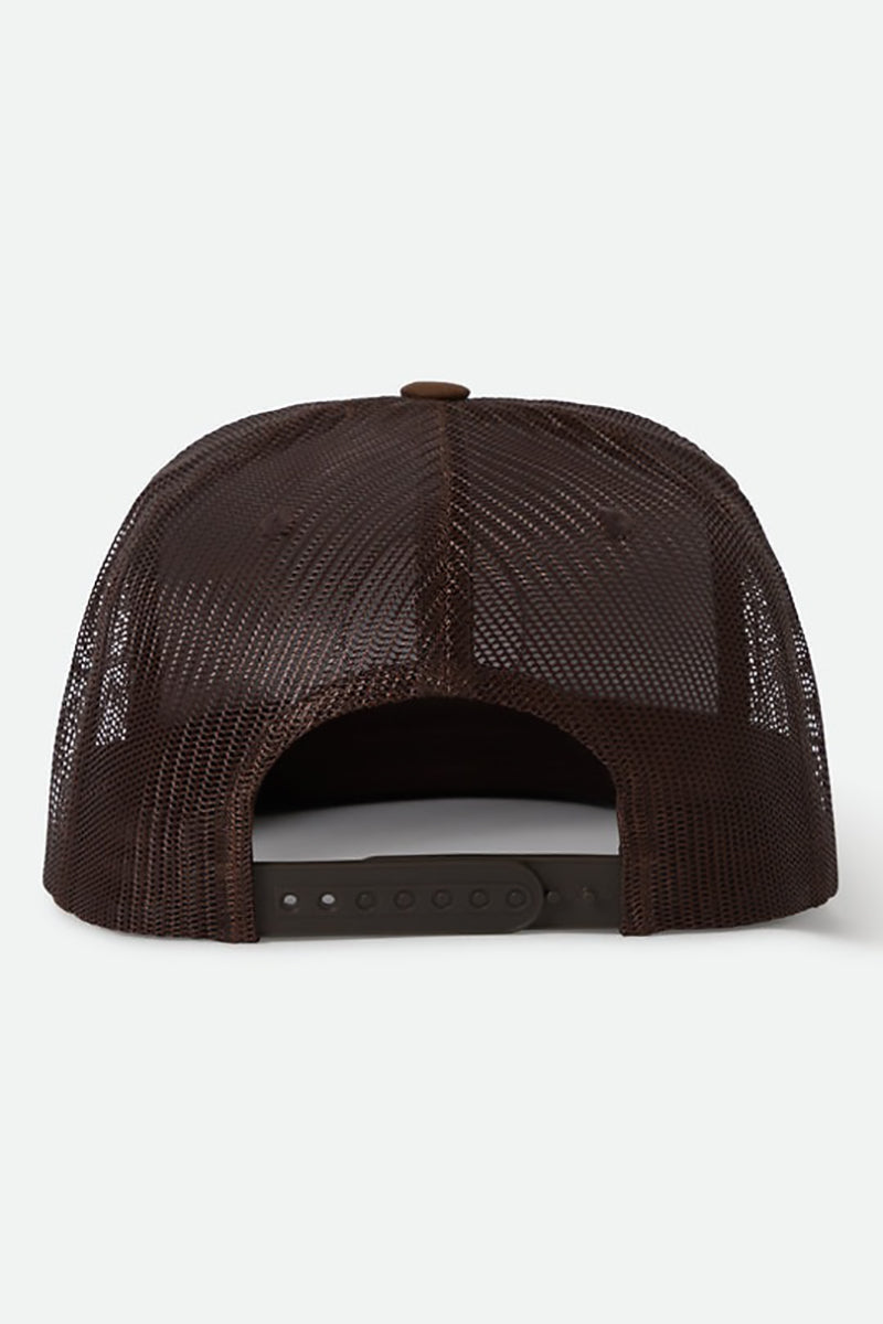 Brixton - Oath Trucker Hat in Pinecone Brown/Pinecone Brown