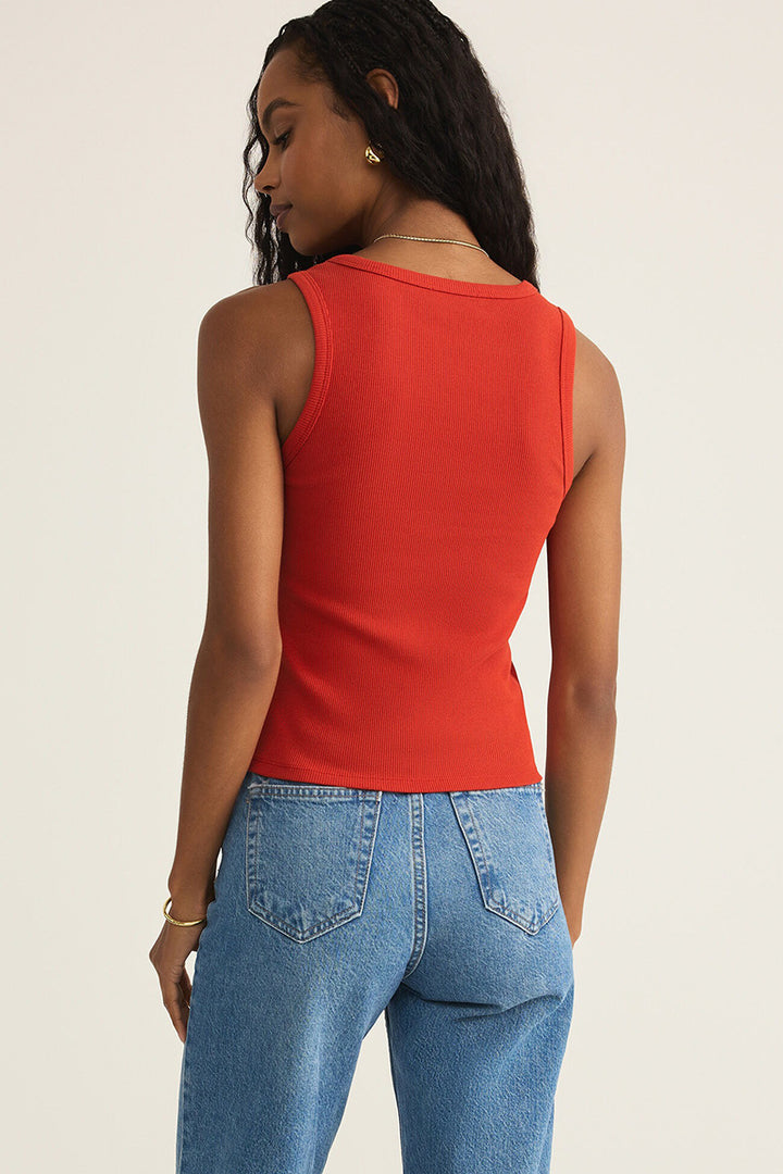 Z Supply - Hadley Tank in Cabana Red