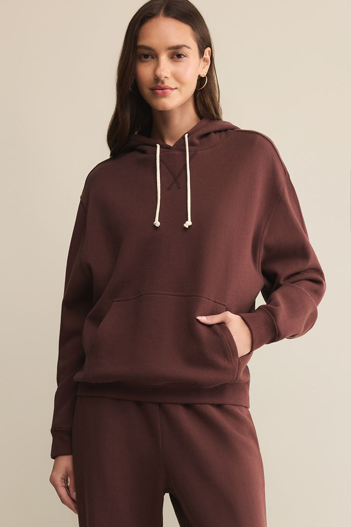Z Supply - Coastal View Hoodie in Sandalwood