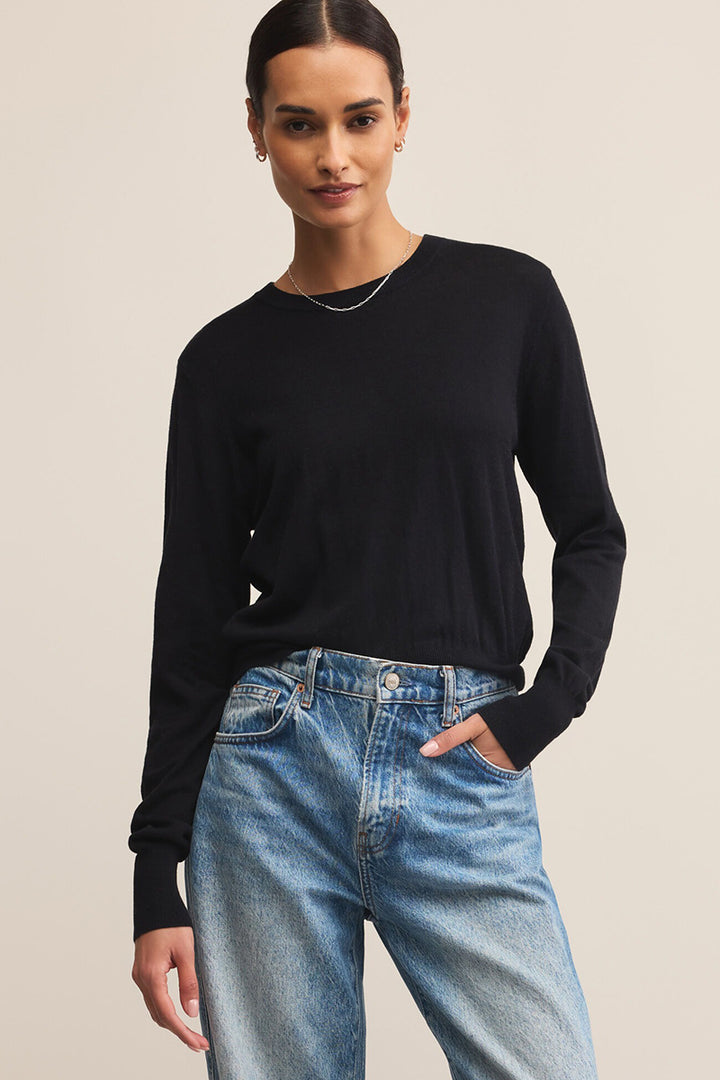 Z Supply - The Perfect Layer Sweater in Black