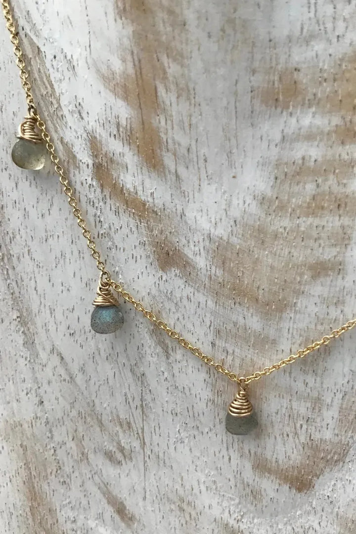 Tree Myriah - Chlo Necklace with Moonstone in 14k Gold Fill