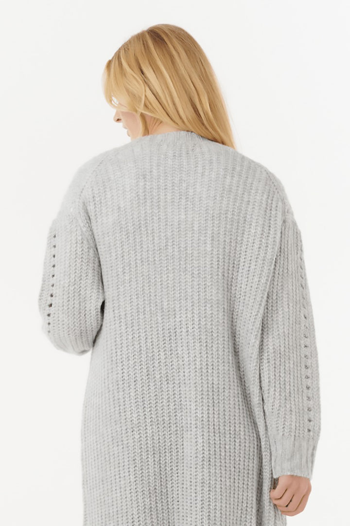 Rip Curl - Oceanic Duster Cardigan in Light Grey Heather