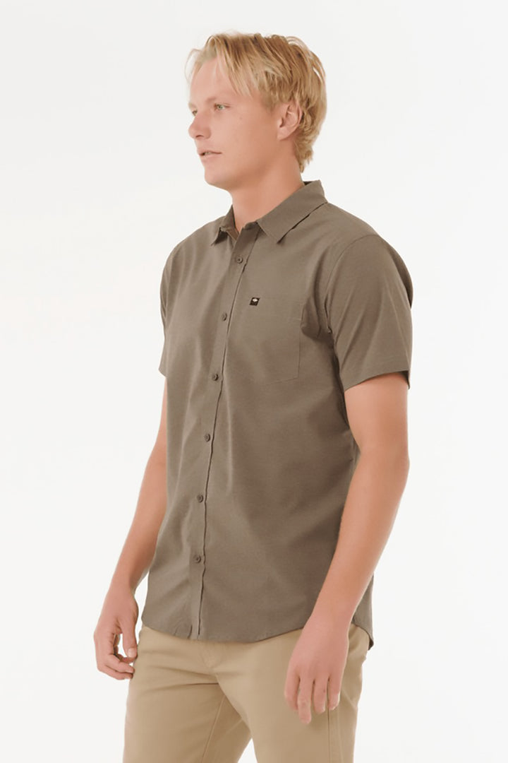 Rip Curl - Vaporcool Aerotech Short Sleeve Shirt in Rock