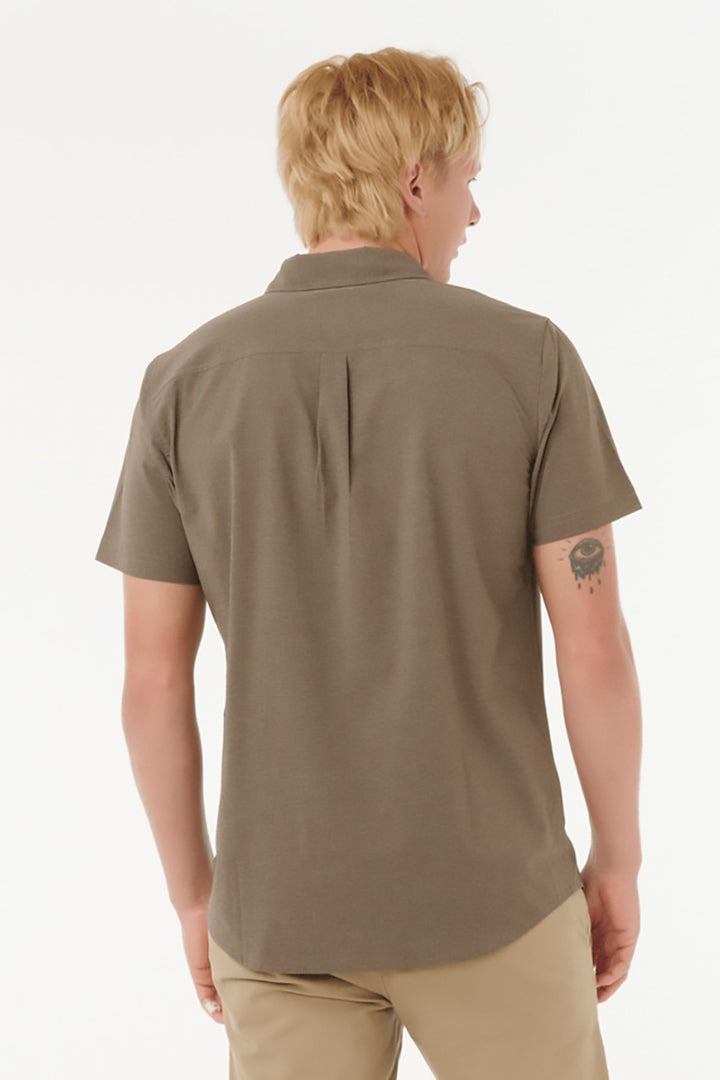 Rip Curl - Vaporcool Aerotech Short Sleeve Shirt in Rock