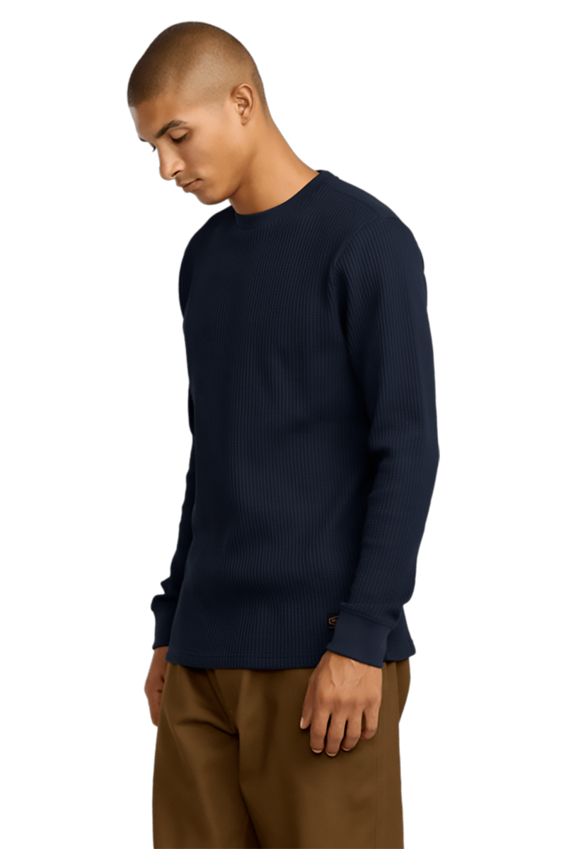 RVCA - Dayshift Thermal Long Sleeve in Moody Blue