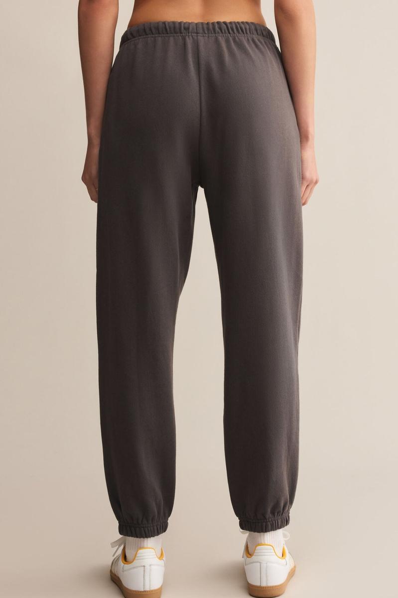 Z Supply - Stadium Cotton Jogger in Washed Black