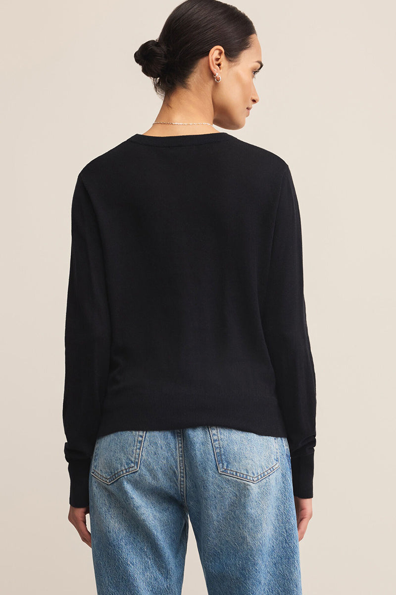 Z Supply - The Perfect Layer Sweater in Black