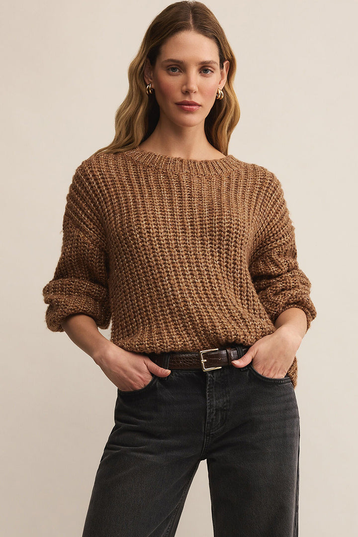 Z Supply - Tiger's Eye Sweater in Coconut