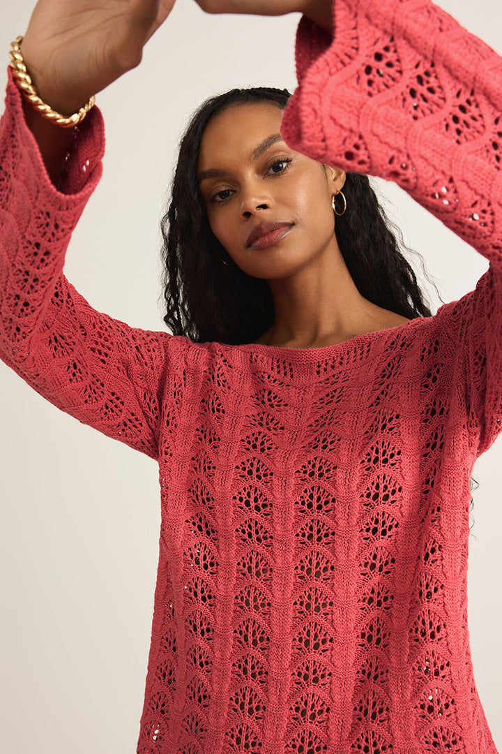 Z Supply - Azura Crochet Top in Persimmon