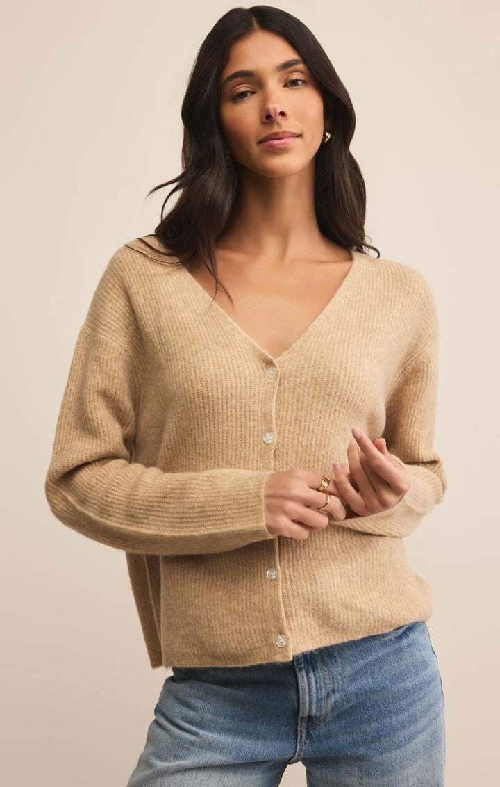 Z Supply - Emile Cardigan in Biscuit
