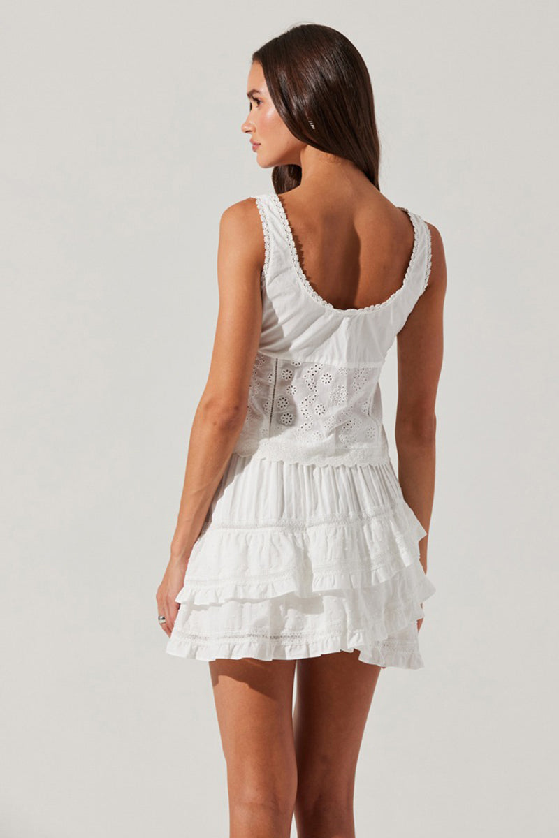 Astr - Kensley Top in White