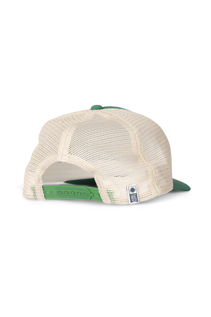 Salty Crew - Queen Palm Trucker in Kelly Green