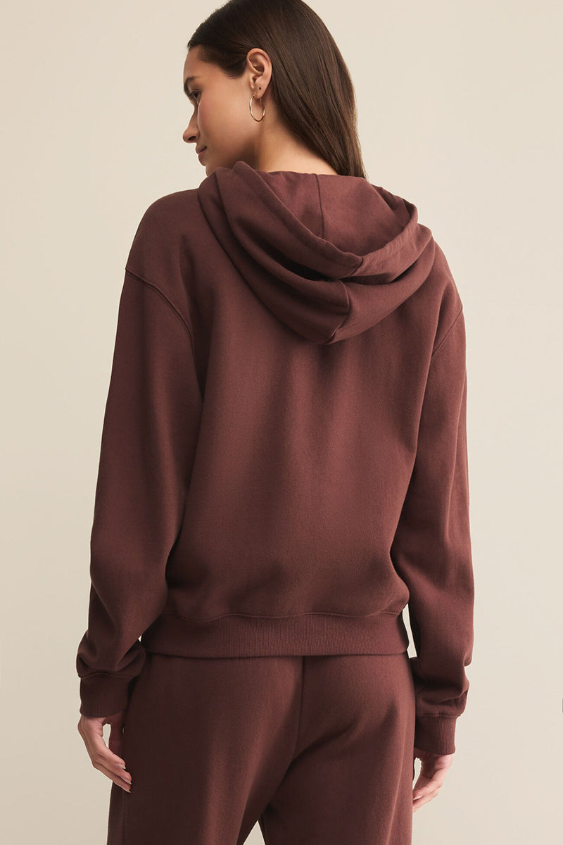 Z Supply - Coastal View Hoodie in Sandalwood