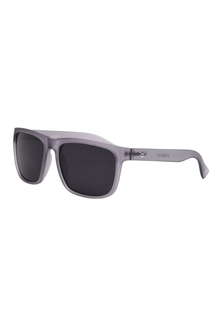I-SEA - Wyatt with Gray Frame and Smoke Polarized Lenses