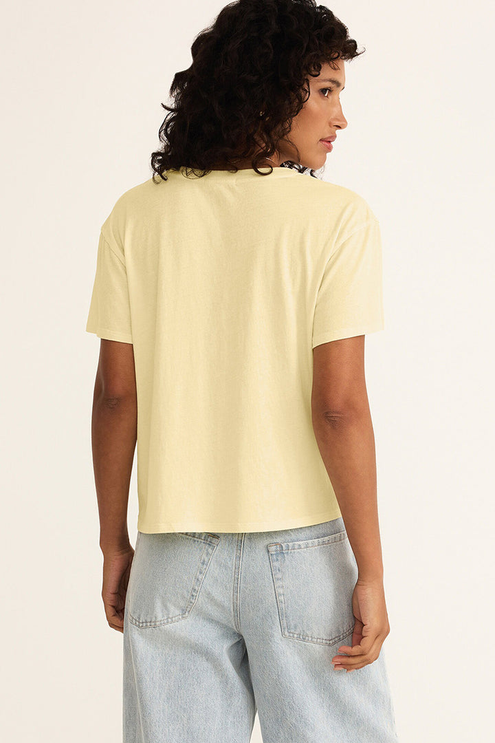 Z Supply - Go To Tee in Mellow Yellow