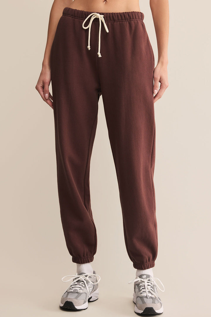 Z Supply - Stadium Cotton Jogger in Saldalwood