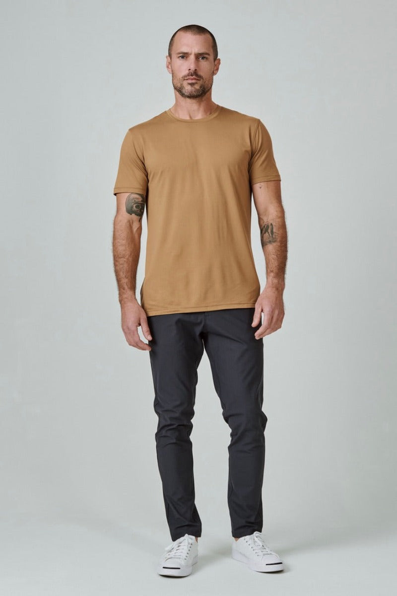 7DIAMONDS - Core™ Crew Neck Tee in Sandcastle