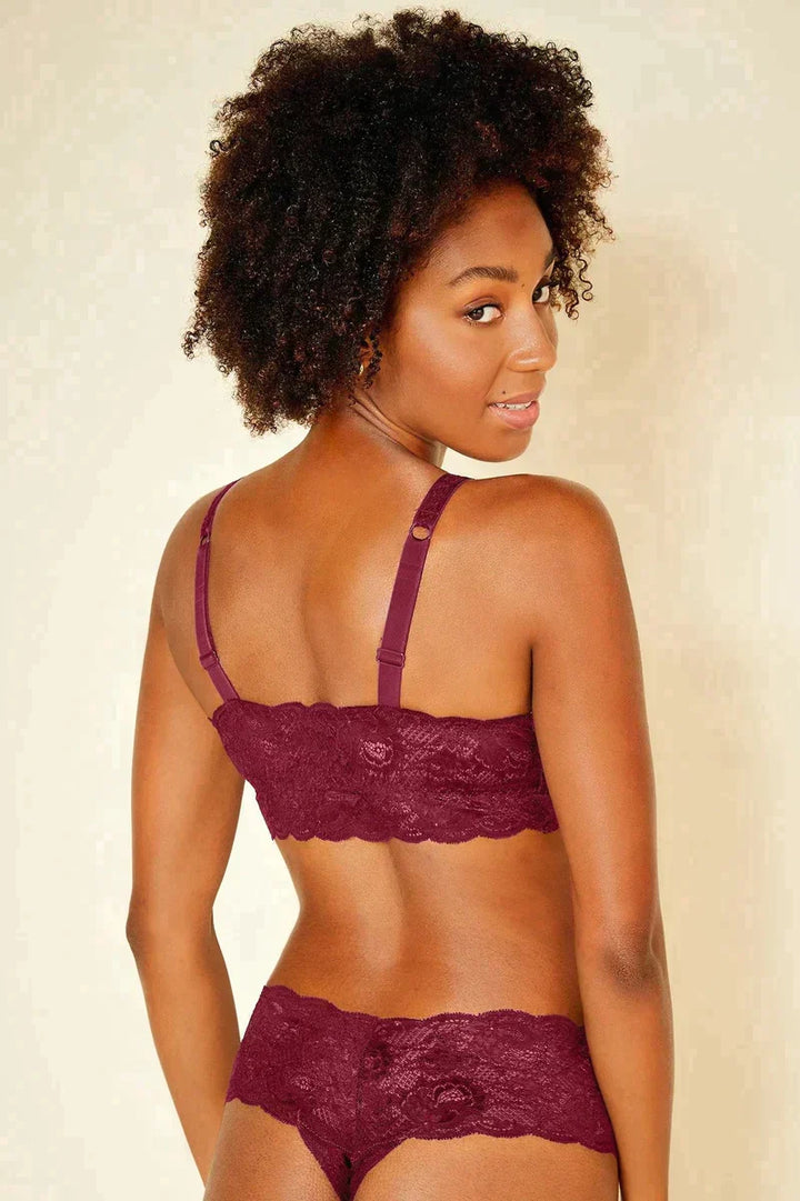 Cosabella - Never Say Never Curvy Sweetie Bralette in Vino